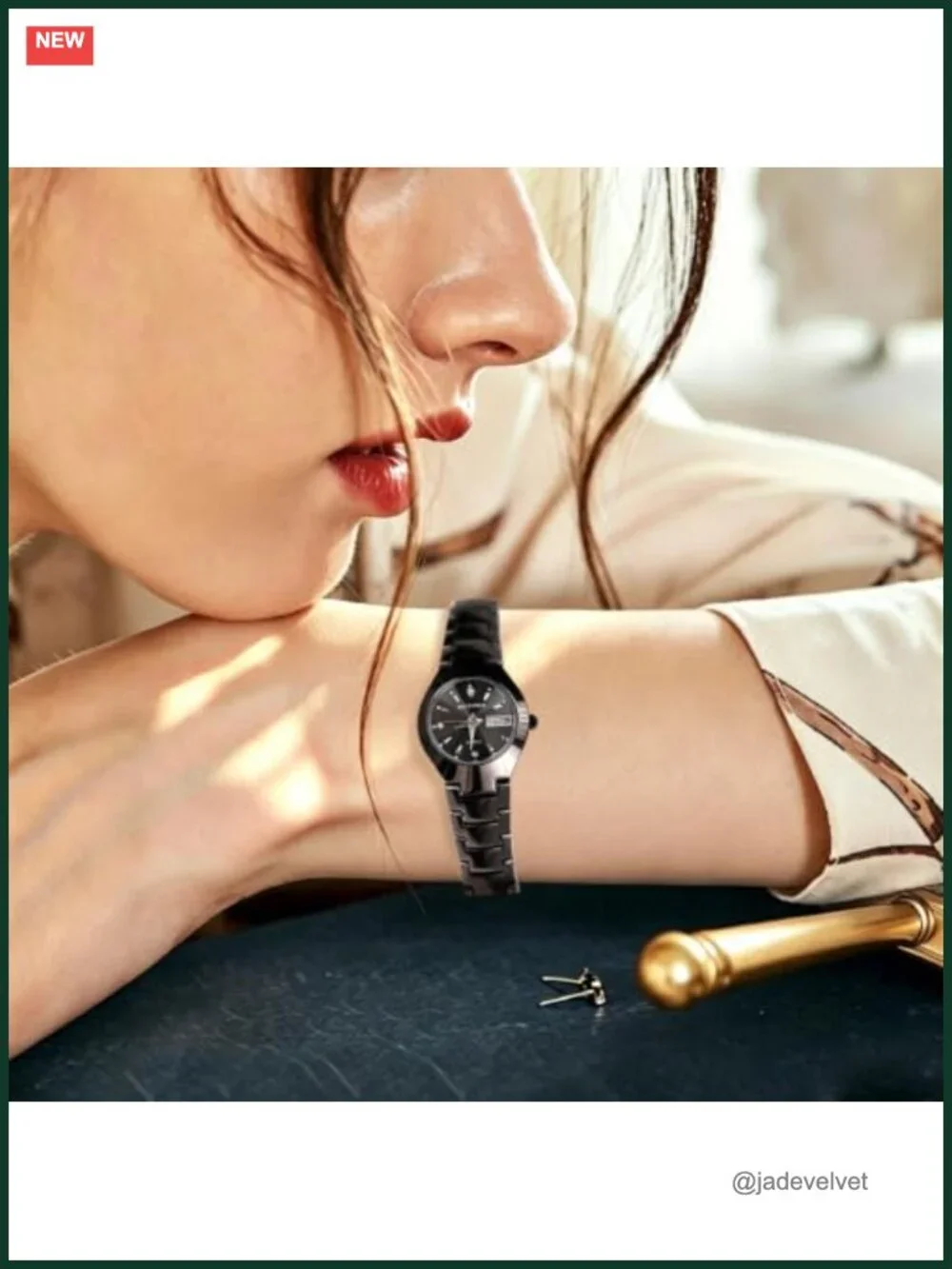 Analog Quartz Dress Watch Dainty Minimalist LadiesWrist Watch Waterproof